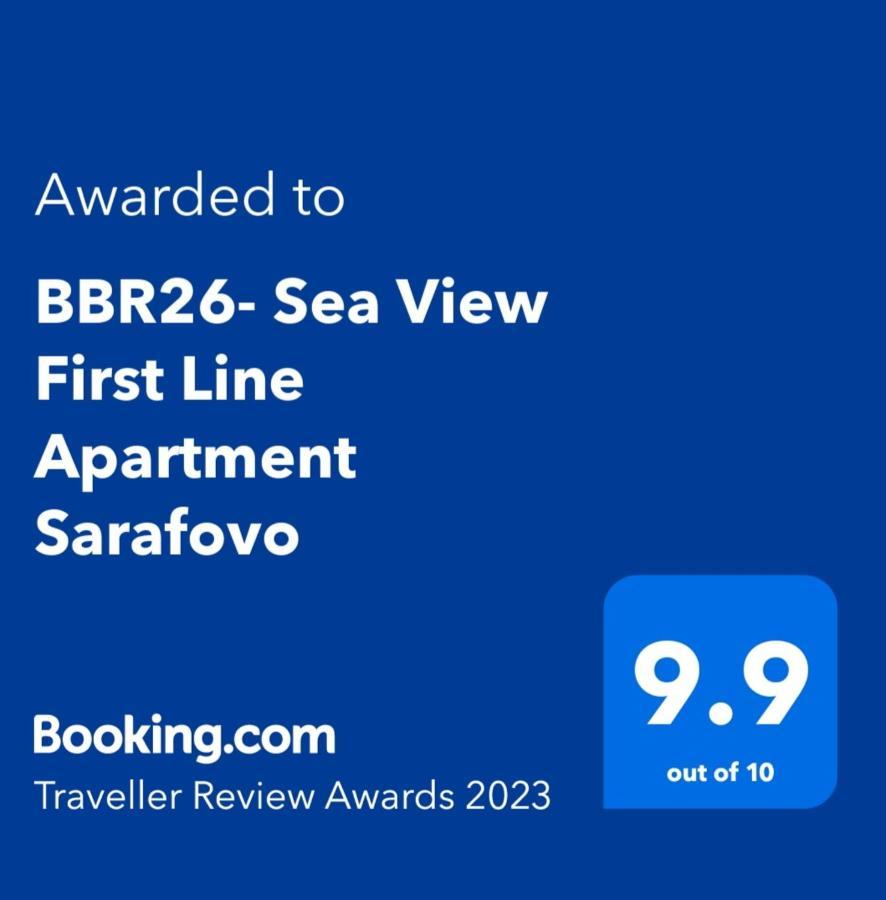 Bbr26- Sea View First Line Apartment Sarafovo Burgas Ngoại thất bức ảnh